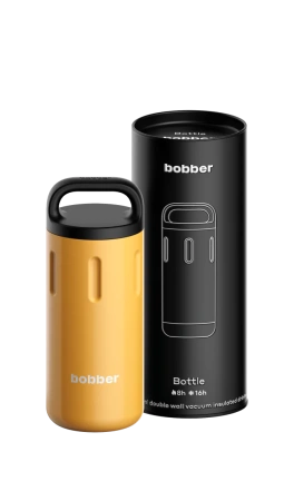 Термокружка Bobber Bottle желтая