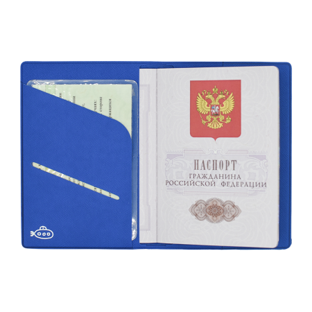 Обложка на паспорт, корги 