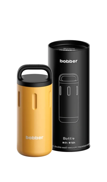 Термокружка Bobber Bottle желтая